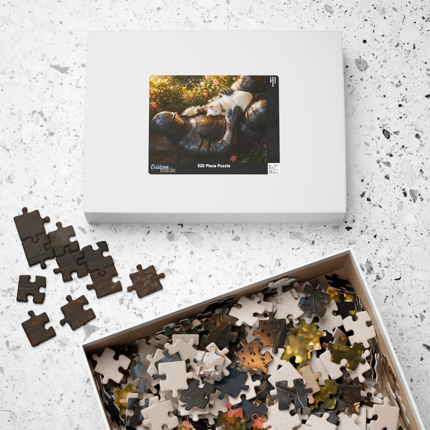 Beneath the Blooming Wall Jigsaw Puzzle