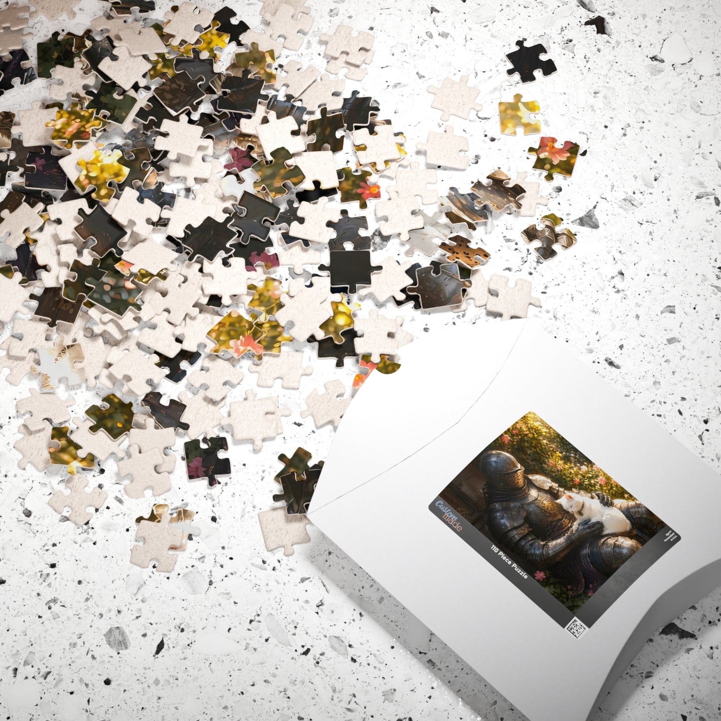 Beneath the Blooming Wall Jigsaw Puzzle