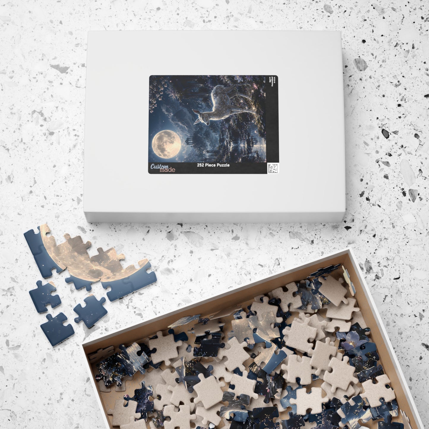 Moonlit Deer Jigsaw Puzzle