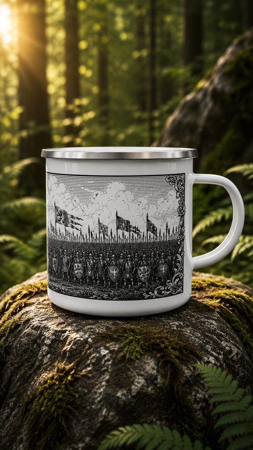 Before the Fortress - Enamel Camping Mug