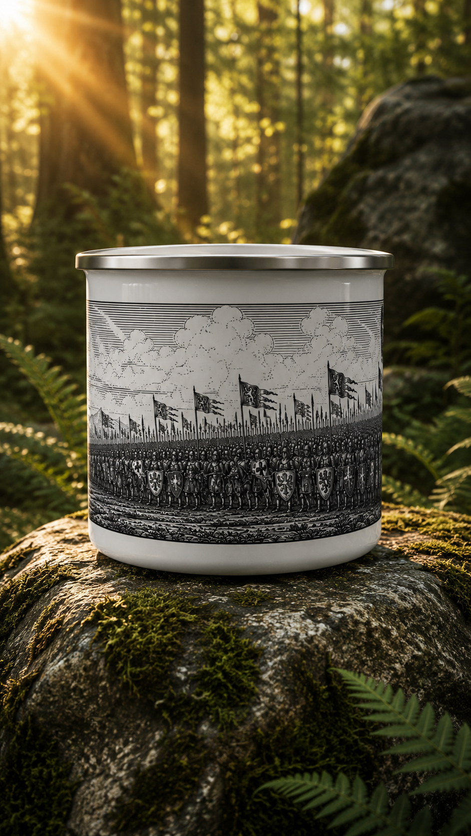 Before the Fortress - Enamel Camping Mug