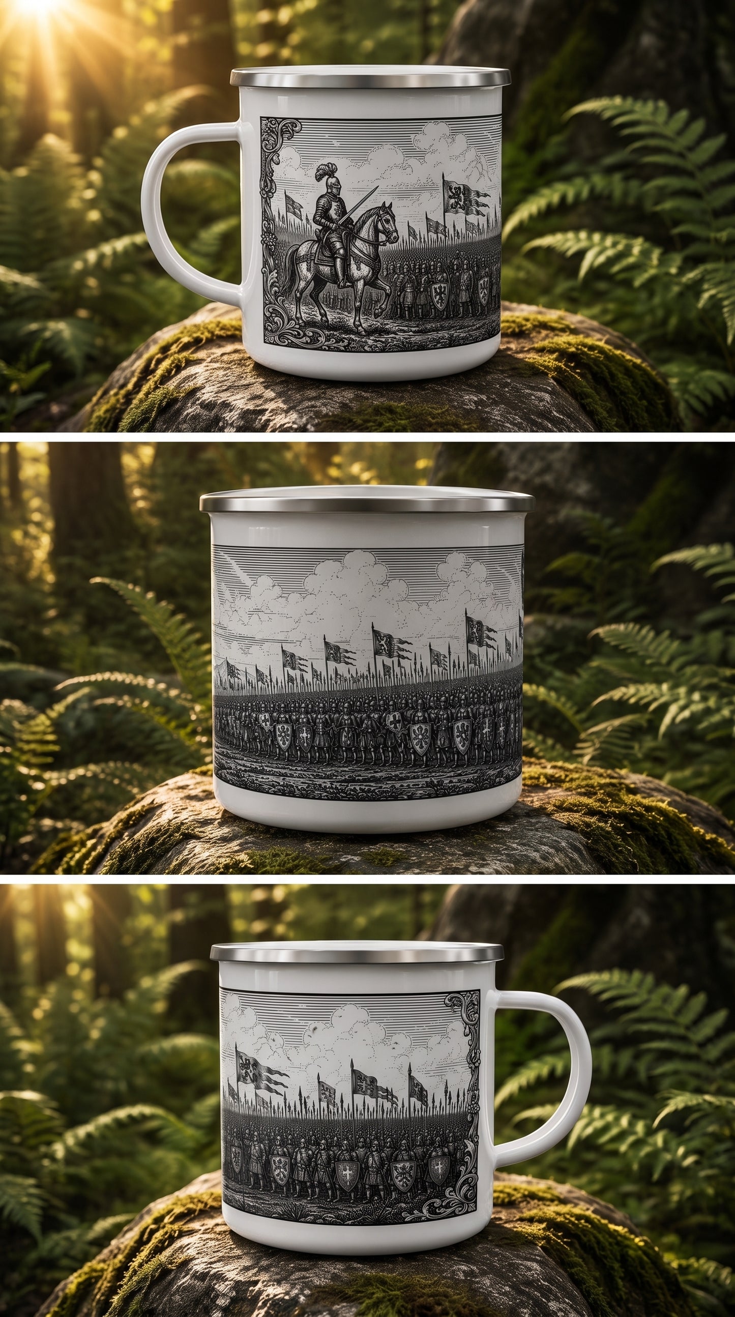 Before the Fortress - Enamel Camping Mug
