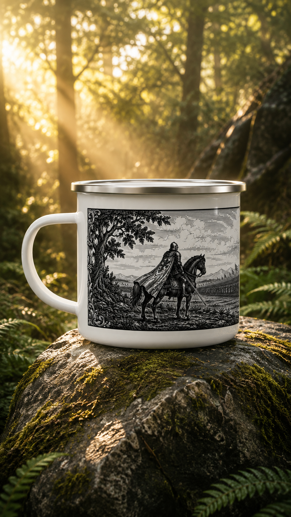 Before the Fortress - Enamel Camping Mug