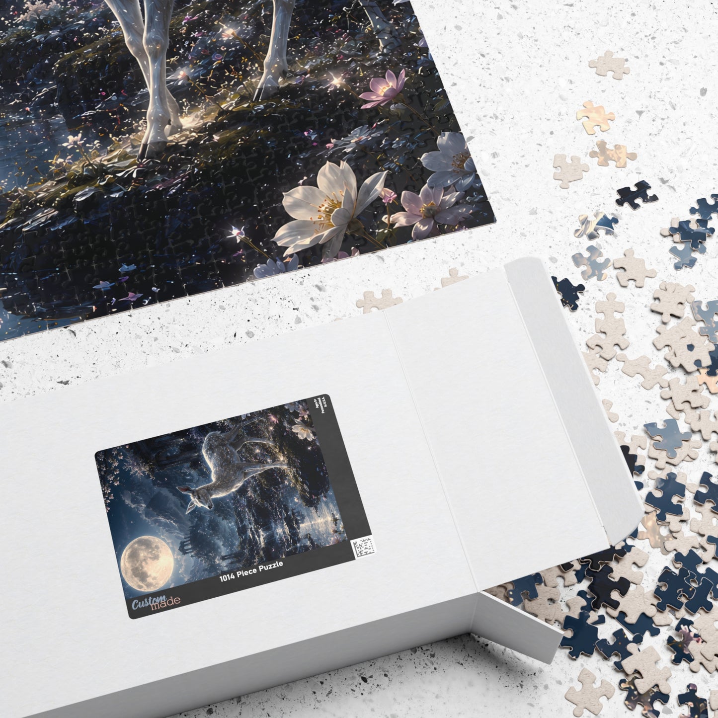 Moonlit Deer Jigsaw Puzzle