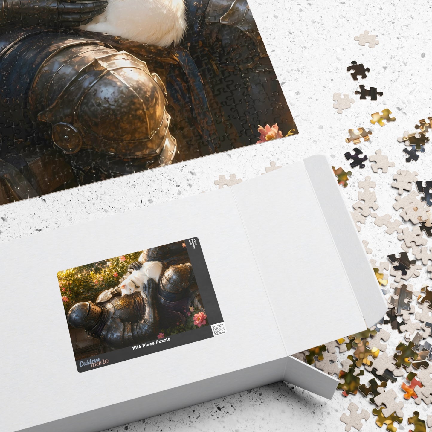 Beneath the Blooming Wall Jigsaw Puzzle