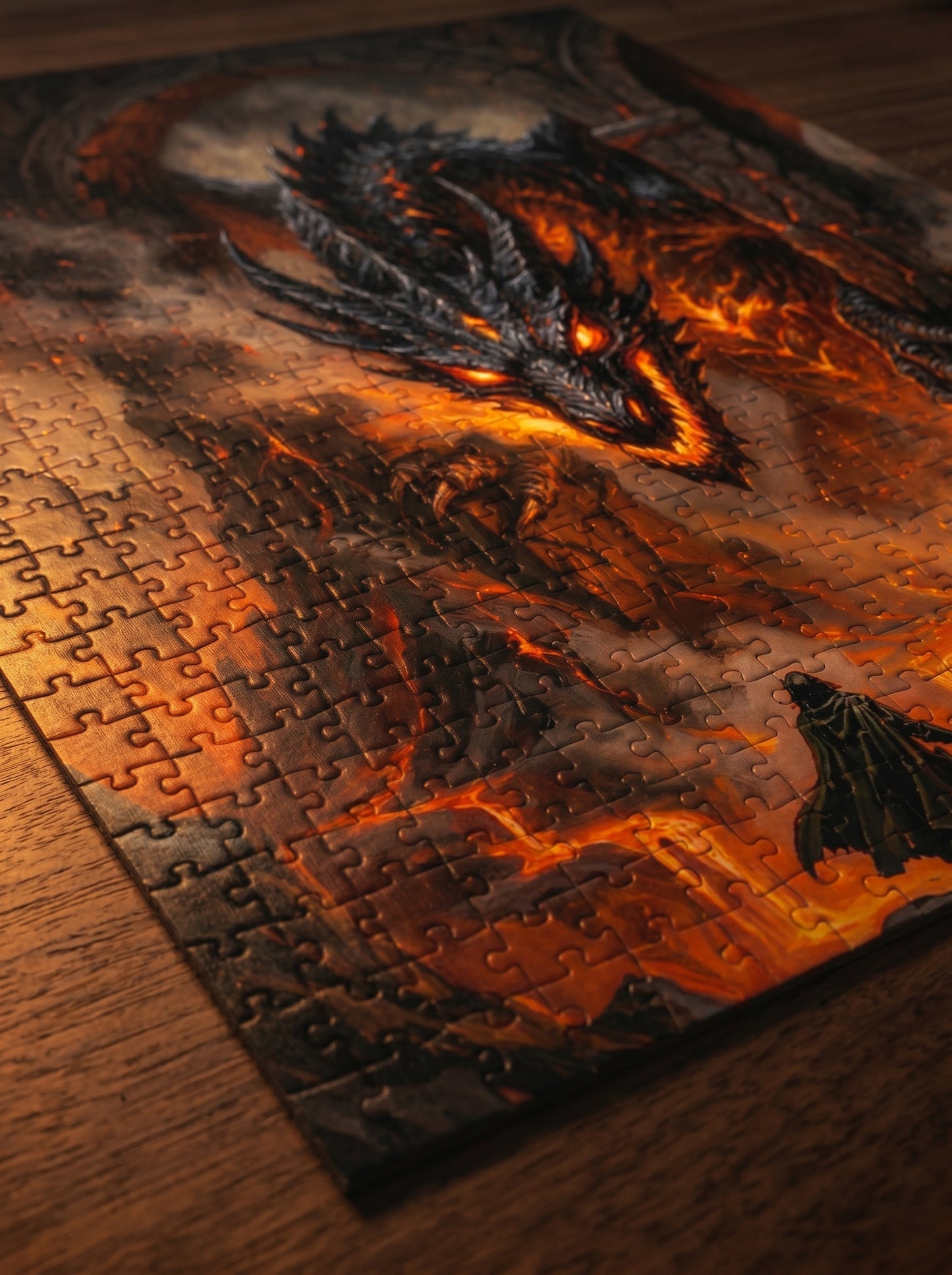 Dragon Lair Jigsaw Puzzle — Fiery Fantasy Puzzle (110/252/520/1014 pcs)