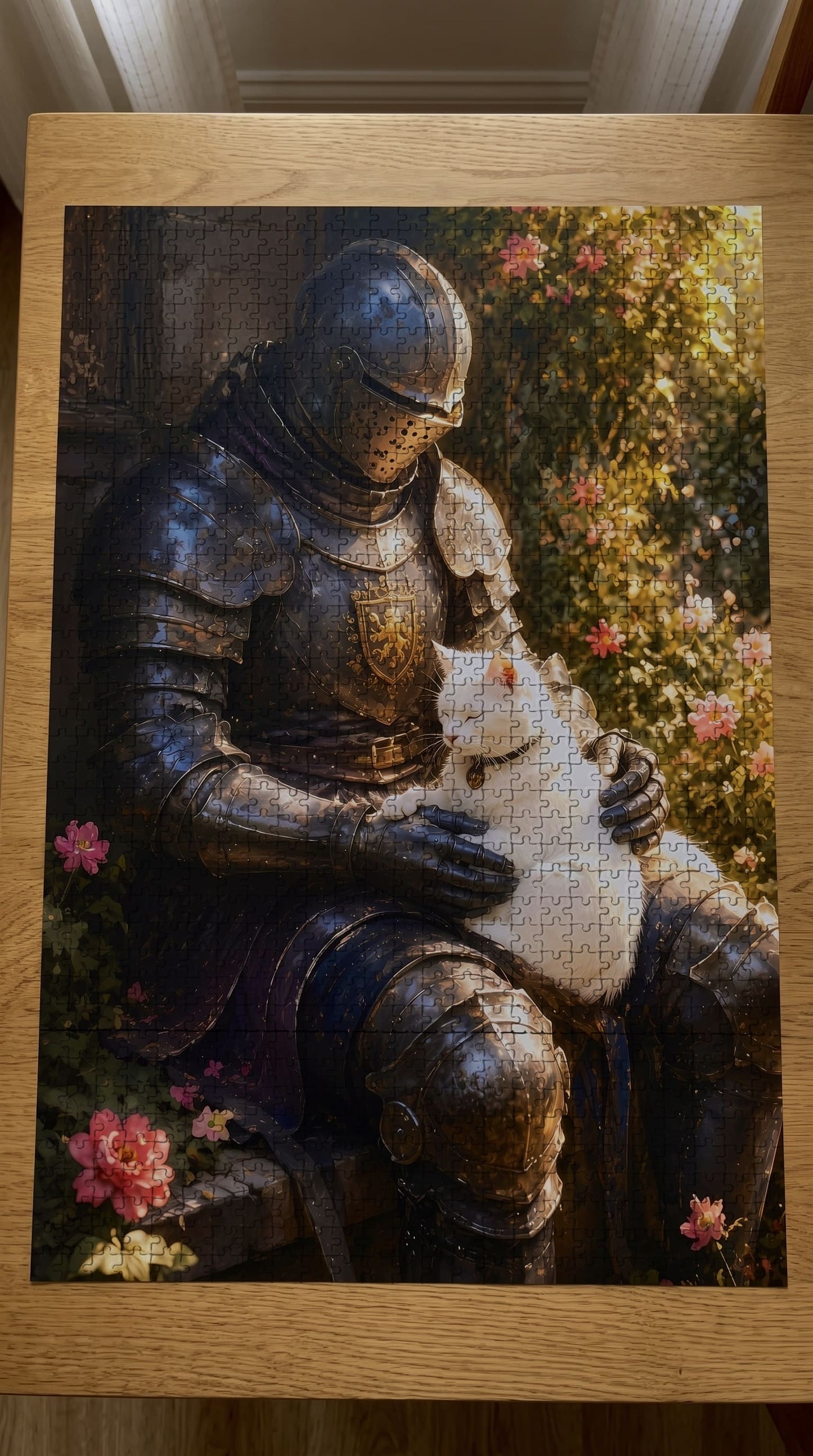 Beneath the Blooming Wall Jigsaw Puzzle