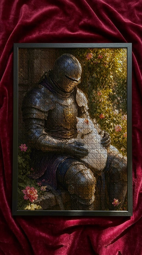 Beneath the Blooming Wall Jigsaw Puzzle