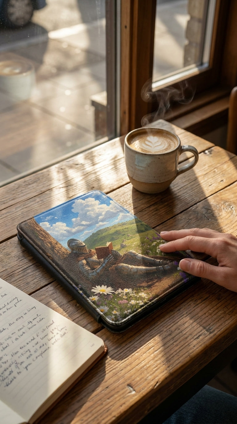 Quiet Pages of the Knight – Kindle Case